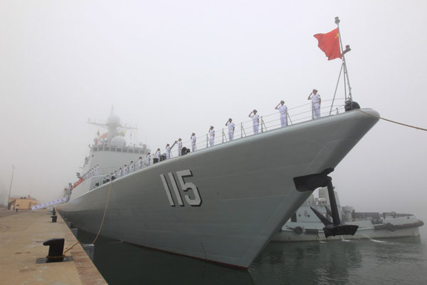 Chinese fleet departs for Sino-Russian drills