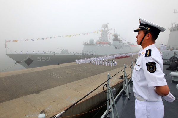 Chinese fleet departs for Sino-Russian drills