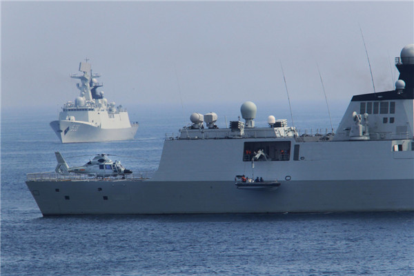 China-Russia joint sea drill goes on