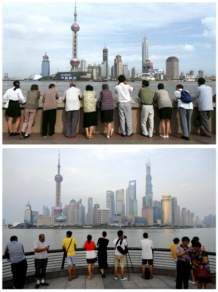 World's 2nd tallest building tops out in China