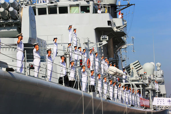 Chinese fleet sets sail for joint drills