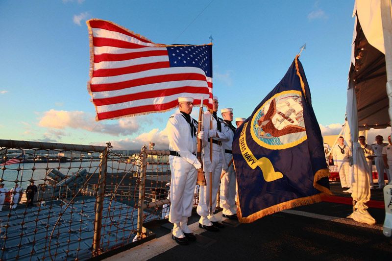 Chinese fleet visits Pearl Harbor in Hawaii