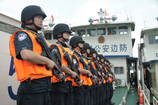 Patrols bring security to Mekong River