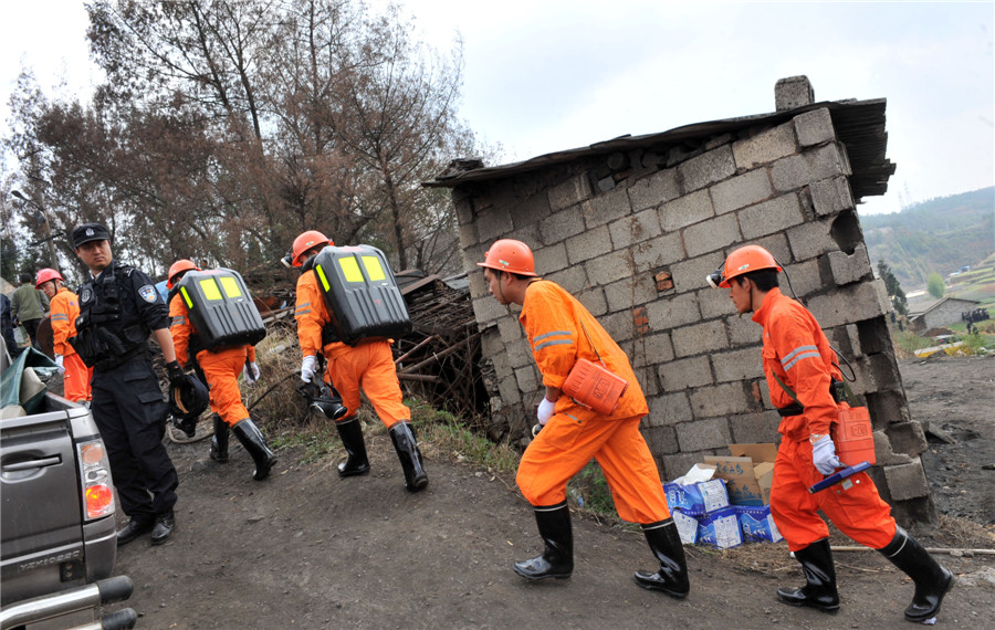 22 miners trapped in Yunnan coal mine flood