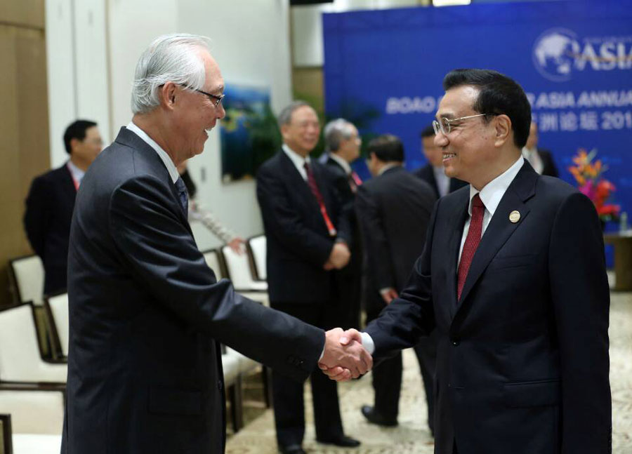 Premier Li at Boao Forum