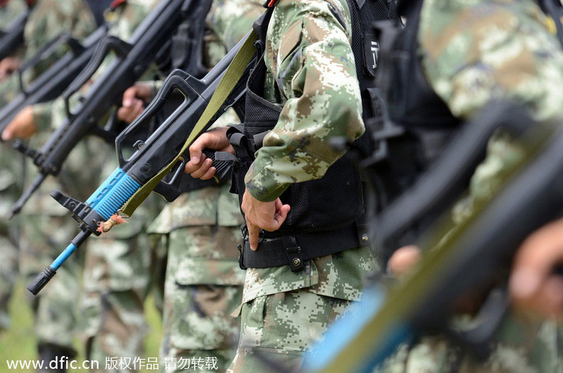 Military signal tactics on show in Nanjing