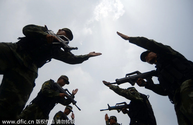 Military signal tactics on show in Nanjing