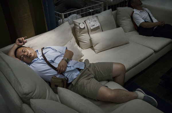 No more catching Z's in IKEA Nanjing