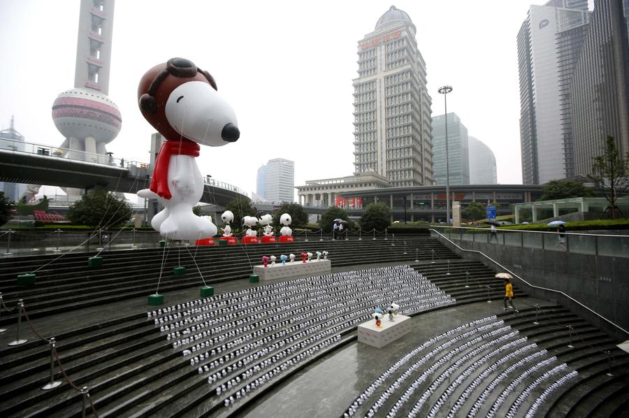 Snoopy celebrates 65th anniversary in Shanghai