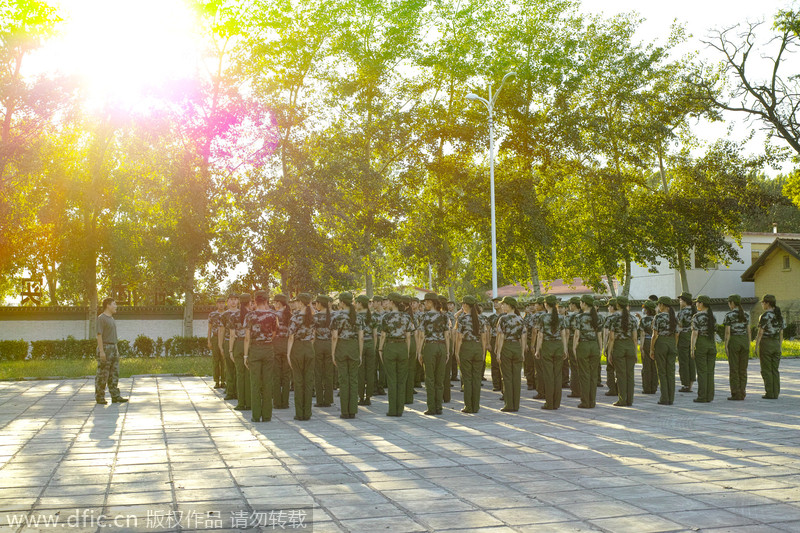 Dance students step up for military training