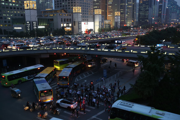 Traffic rush ahead of National Day holiday