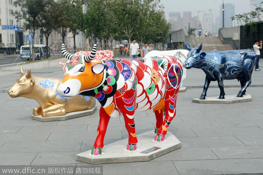 CowParade arrives in Shanghai