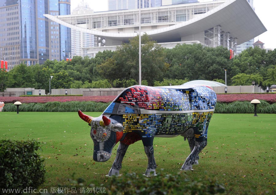 CowParade arrives in Shanghai