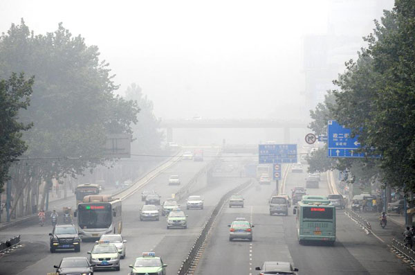 Fog affects flights, highways in N. China