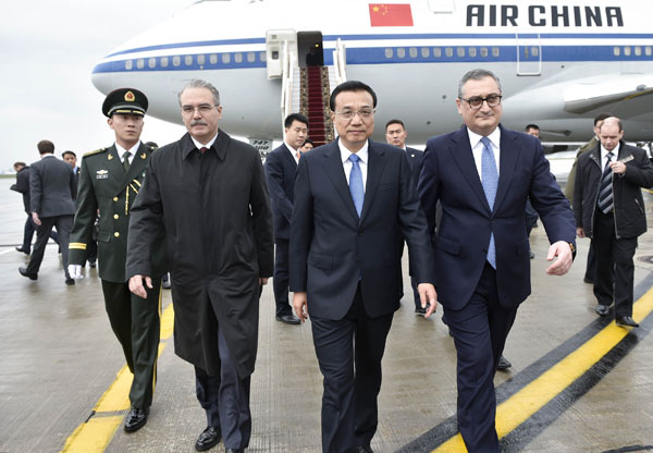 Premier Li begins his Russia visit
