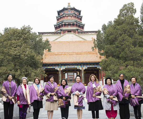 Wives work to boost cultural exchanges among economies