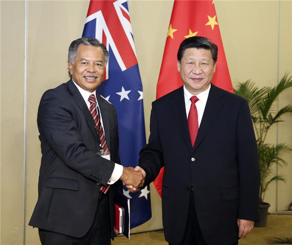 China reaffirms friendship, co-op with Pacific island countries