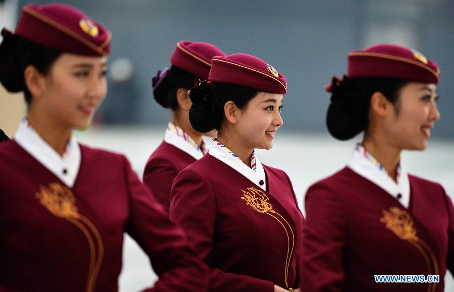 Railway Station's staff members show new suit