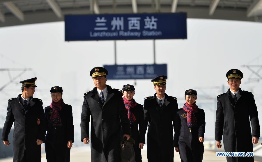 Railway Station's staff members show new suit