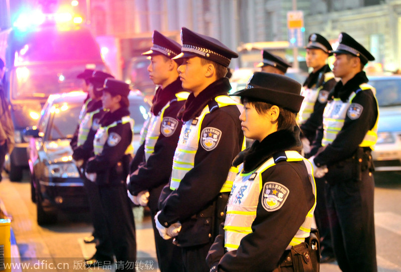 Shanghai beefs up security around fatal stampede site