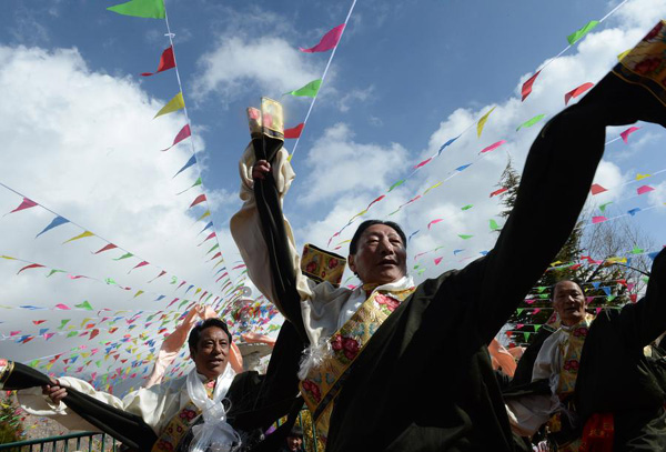 Tibetans rejoice at twin New Year celebration