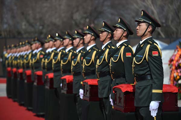 Chinese Korean War soldiers buried