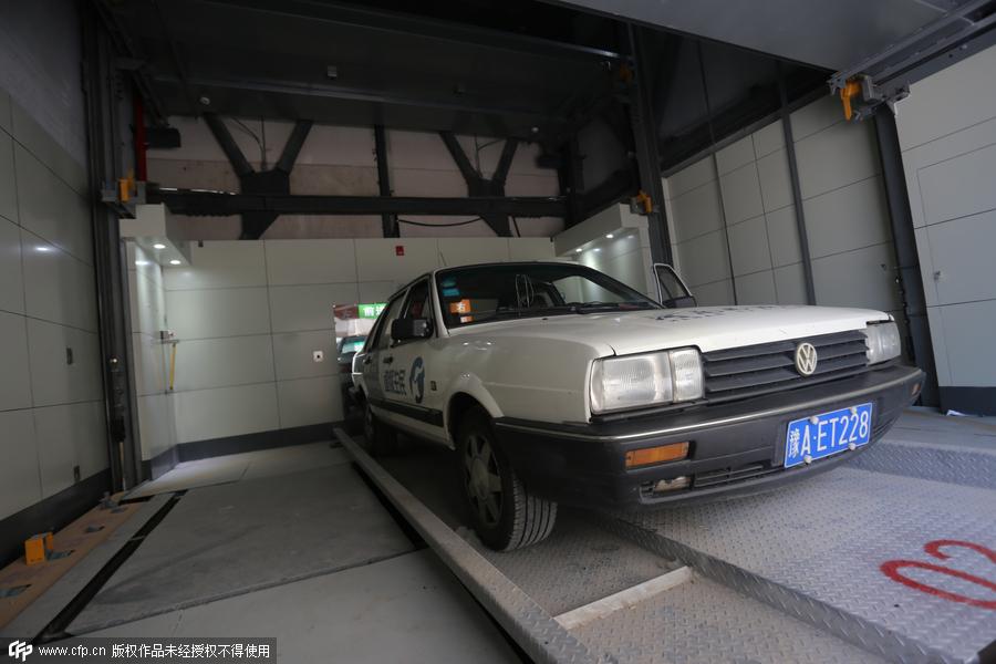 48-meter-high parking lot in Zhengzhou