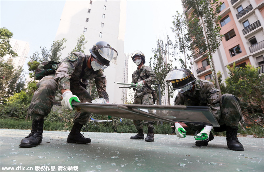 In pictures: Life near Tianjin blasts site