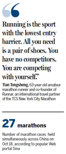 Chinese runners go the distance