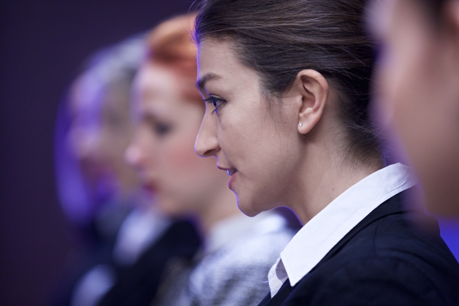 Italian women apply to be Chinese airline stewardesses