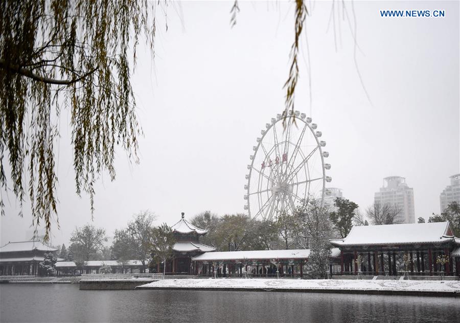 Heavy snowfall hits vast area of N China