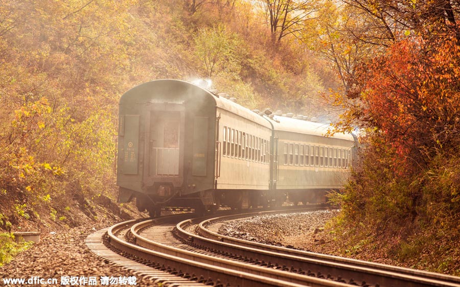 China's beauty by rail