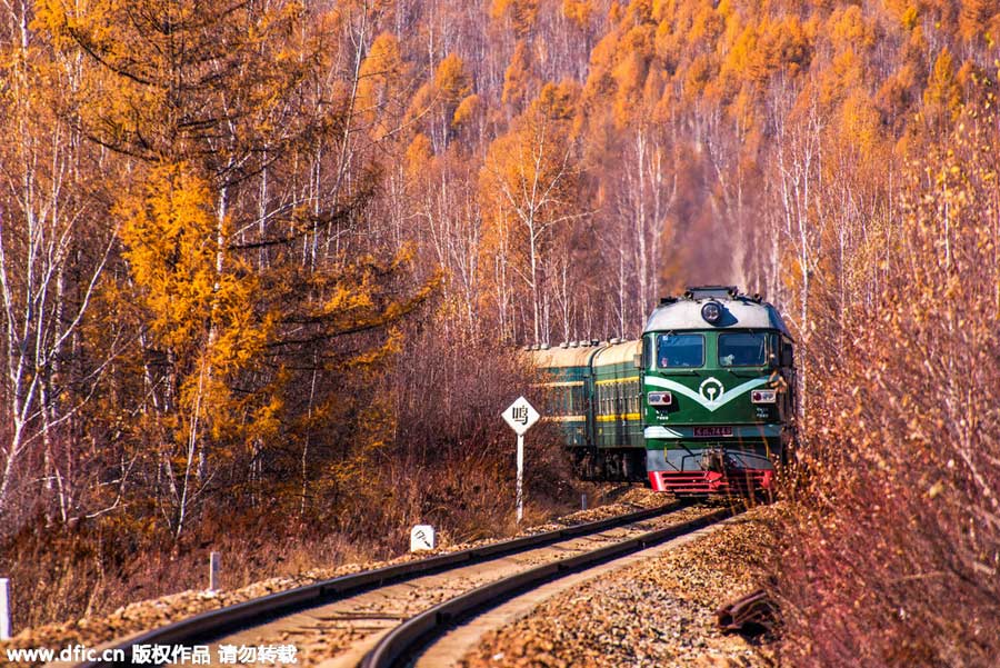 China's beauty by rail