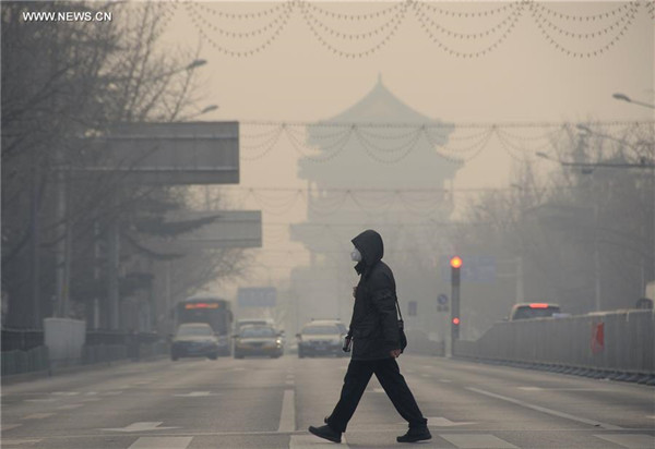 Beijing-Tianjin-Hebei region to greatly cut PM2.5 by 2020