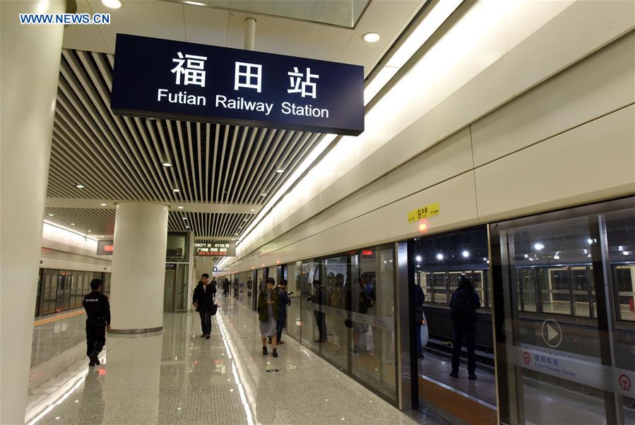 Asia's largest underground railway station opens in Shenzhen