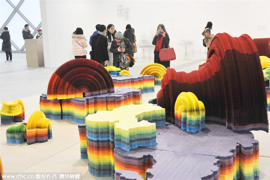 Creative designs create splash in Shanghai art center