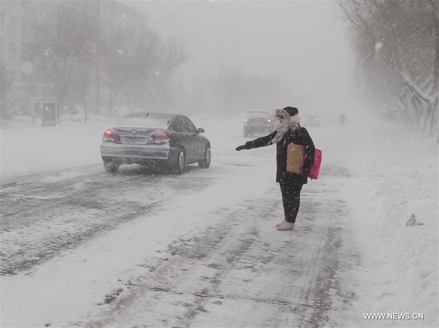 Cold wave sweeps across China