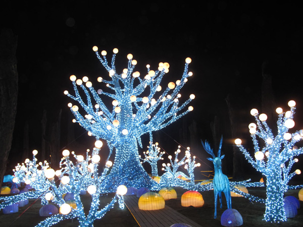 Lanterns light up the sky at Jinsha Site Museum