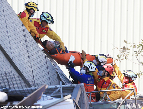 Girl, 8, pulled out alive 60 hrs after Taiwan quake