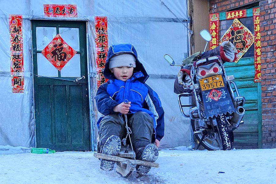 Photos show how Spring Festival is celebrated in Northeast China