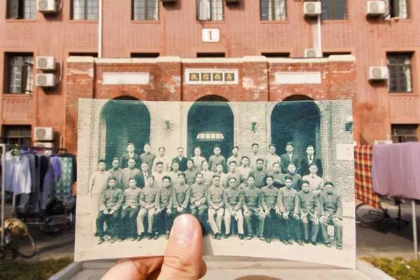 Now and then photos of Shanghai Jiaotong University