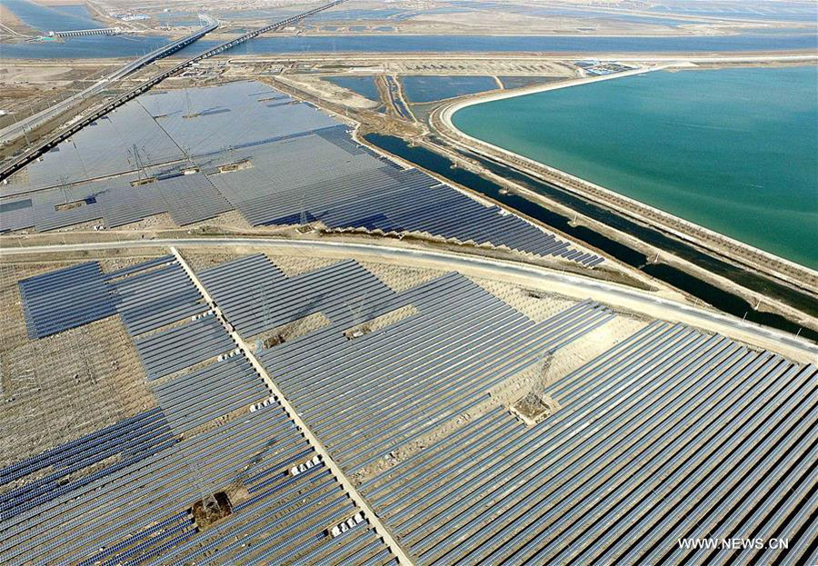 N China's largest photovoltaic project begins to join power grid