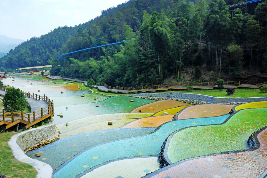 Millions visit charming forested area in East China