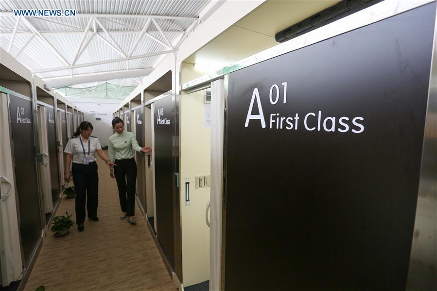 China's first capsule hotel