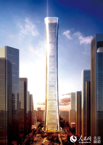 Tallest skyscraper in Beijing to be capped next July