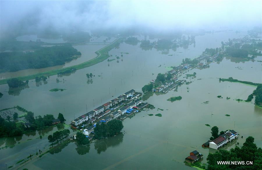 Continuous rainfalls affect millions of people across China