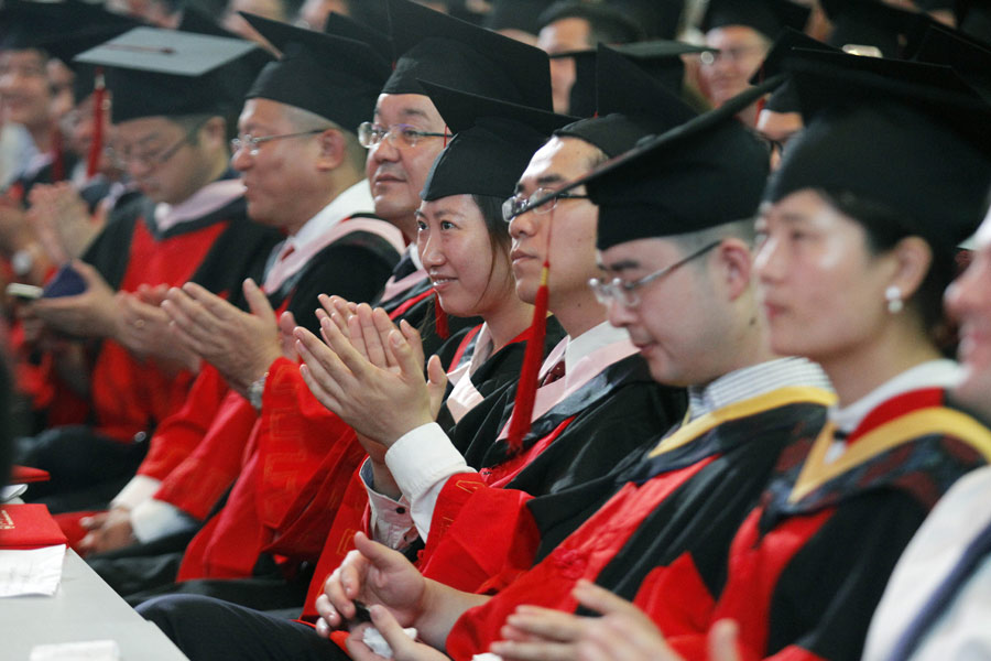 Commencement ceremony at University of Chinese Academy of Sciences