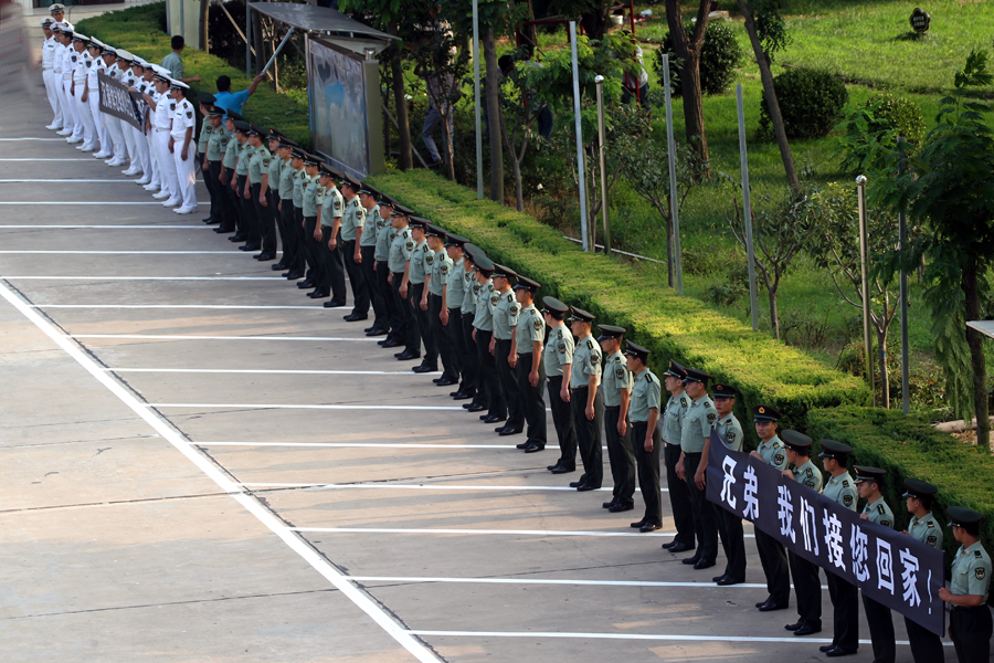 Remains of two Chinese UN peacekeepers arrive in China