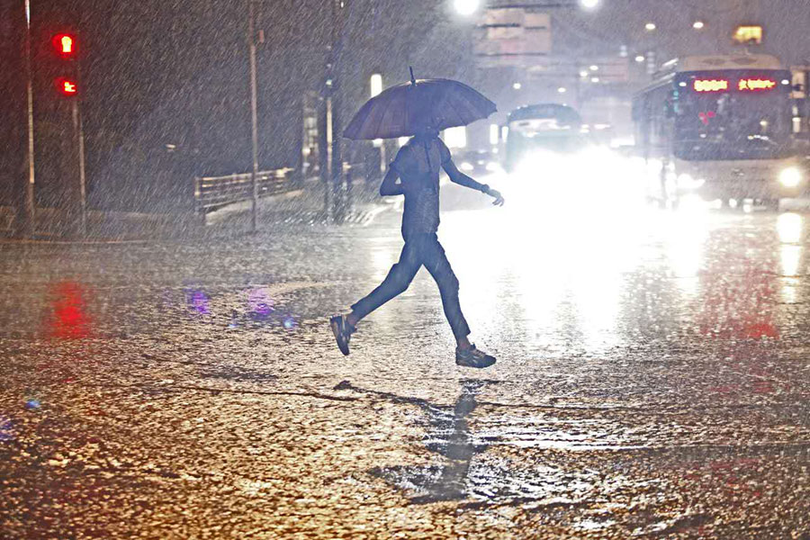 Xi'an battered by summer downpours