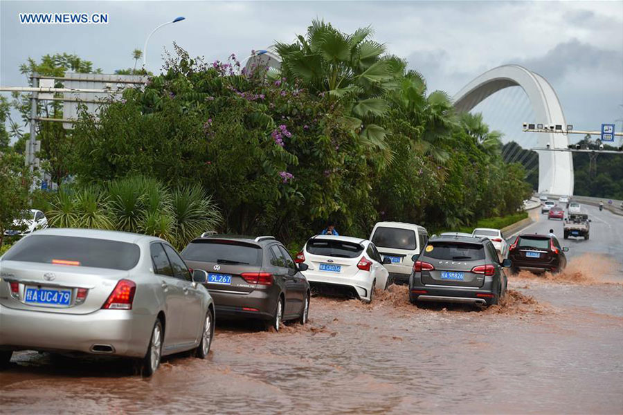 After Typhoon Nida, torrential rain hits South and Central China